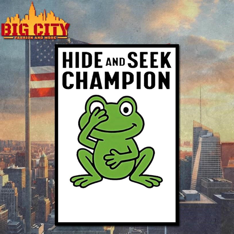 Frog Hide And Seek Champion Shirt