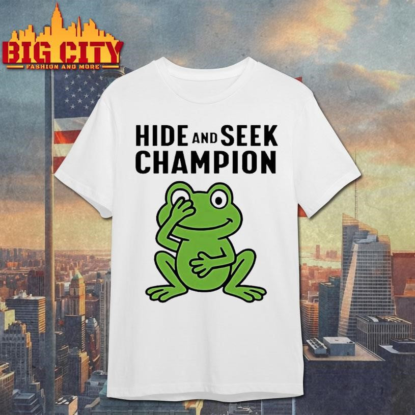Frog Hide And Seek Champion Shirt