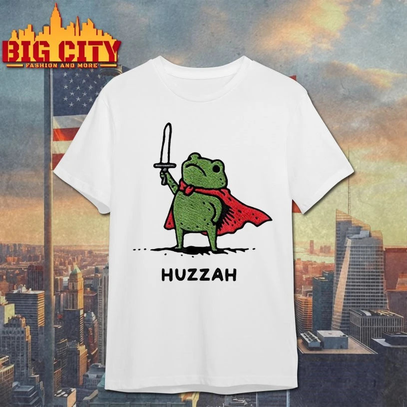 Frog Huzzah Frog Knight shirt