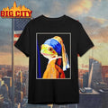 Frog Vermeer’s Girl With A Pearl Earring Parody Meme Shirt