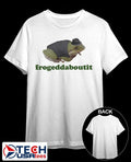 Frogeddaboutit frog smoking shirt