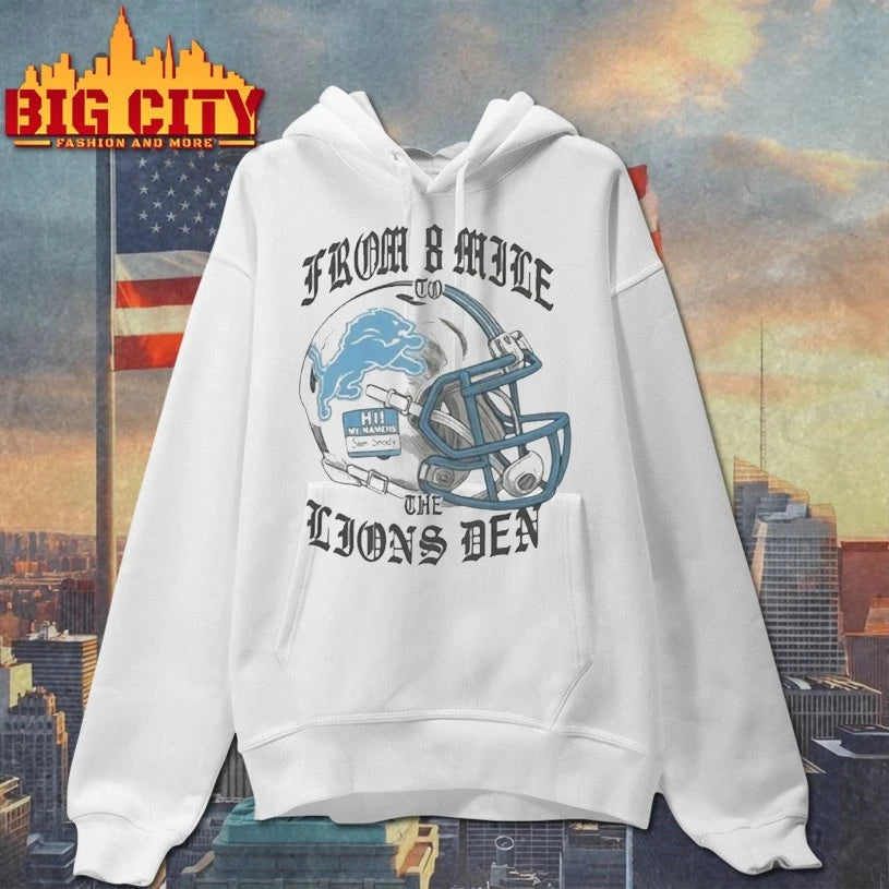 From 8 Mile To The Lions Den Eminem Helmet shirt