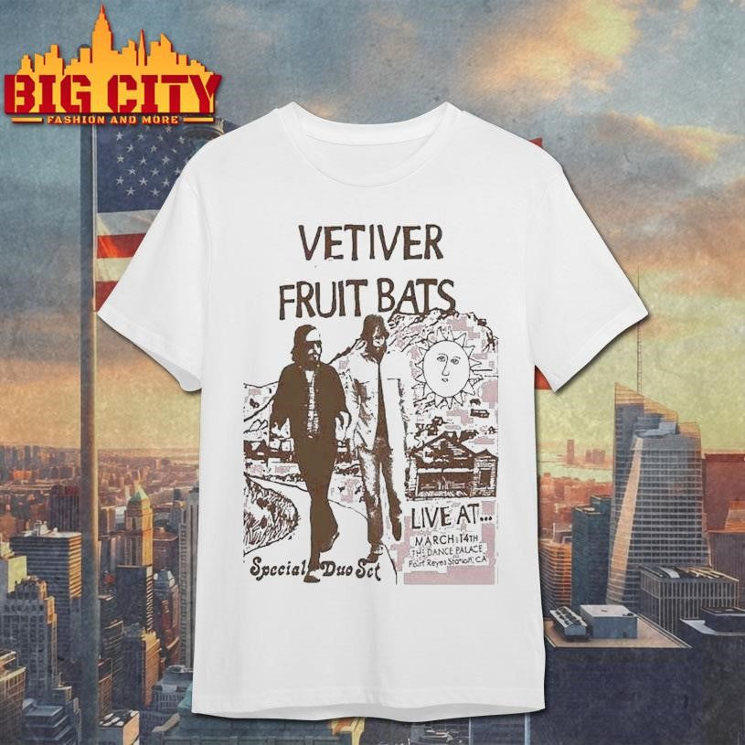 Fruit Bats And Vetiver 3.14.2026 Point Reyes Ca Shirt