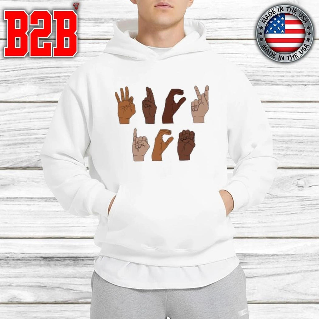 Fuck Ice Hand Sign Language Chinga La Migra Shirt