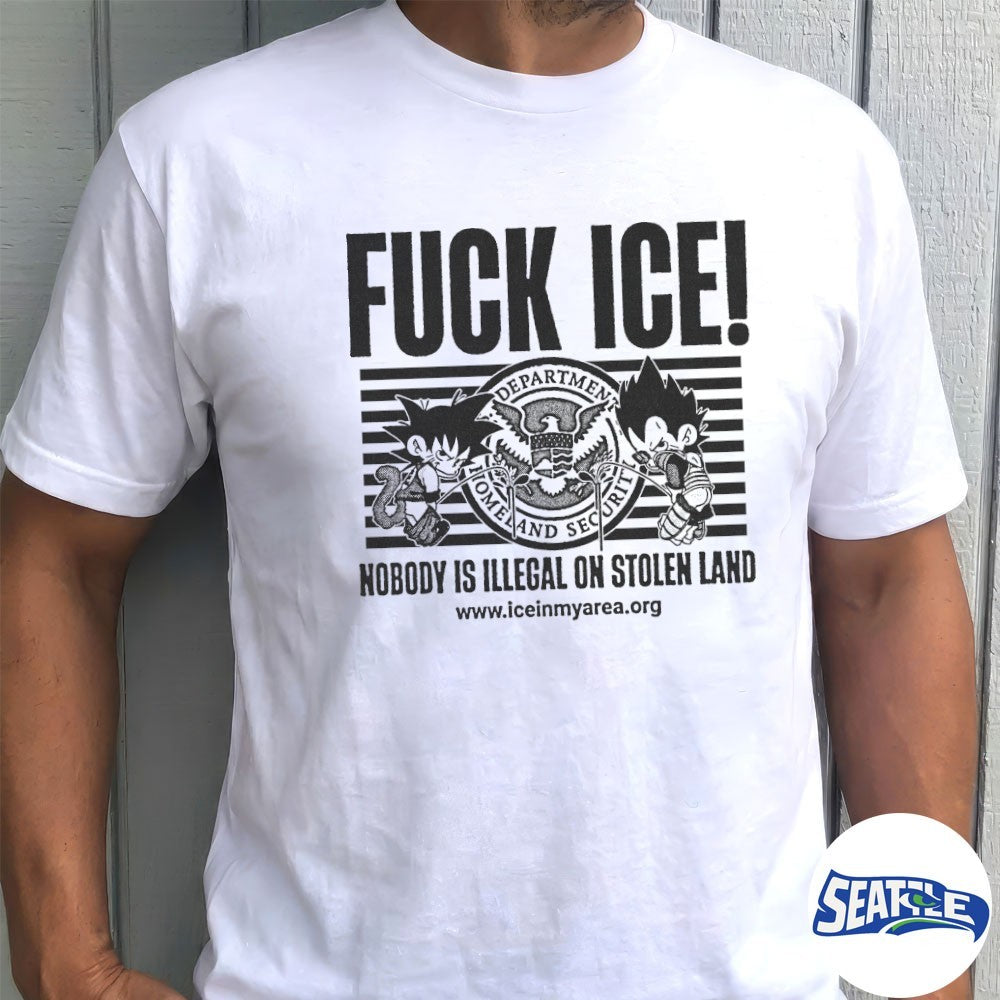 Fuck Ice Nobody Is Illegal On Stolen Land Department Homeland Security shirt
