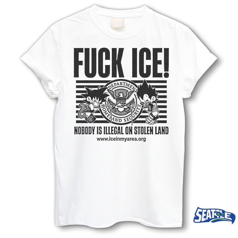 Fuck Ice Nobody Is Illegal On Stolen Land Department Homeland Security shirt