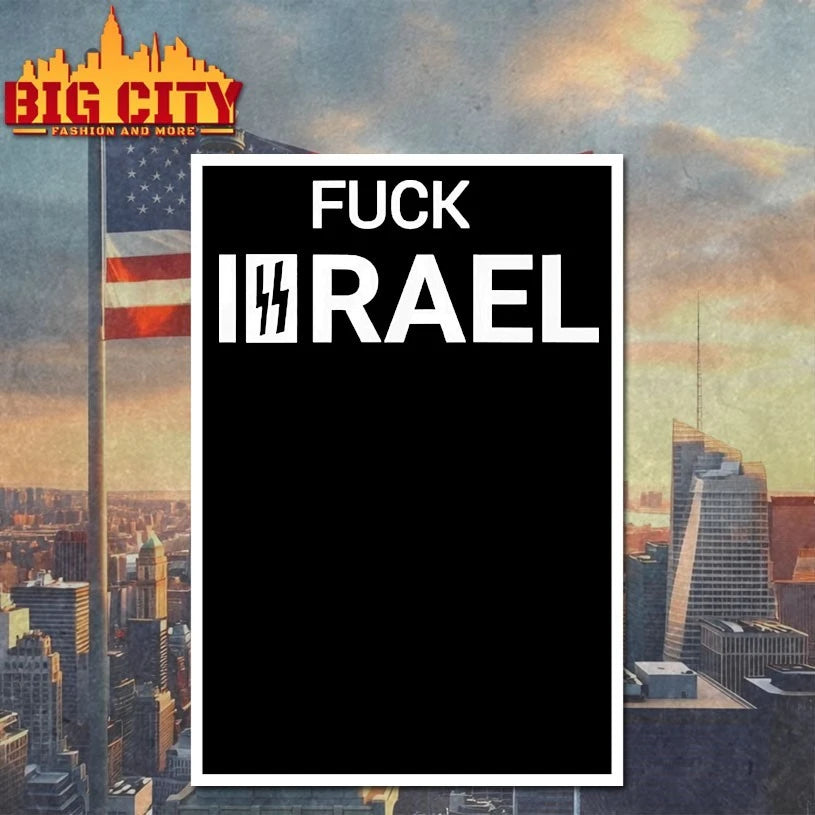 Fuck Israel SS Runes Flag shirt