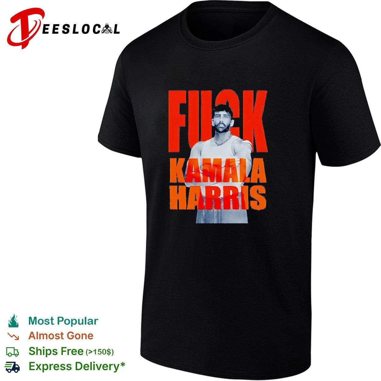 Fuck Kamala Harris Political Hasan Piker Anti Kamala Harris shirt