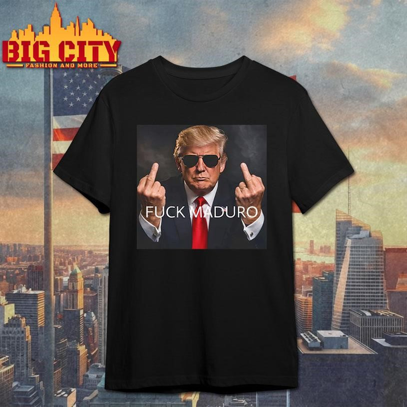 Fuck Maduro Donald Trump Middle Finger Shirt