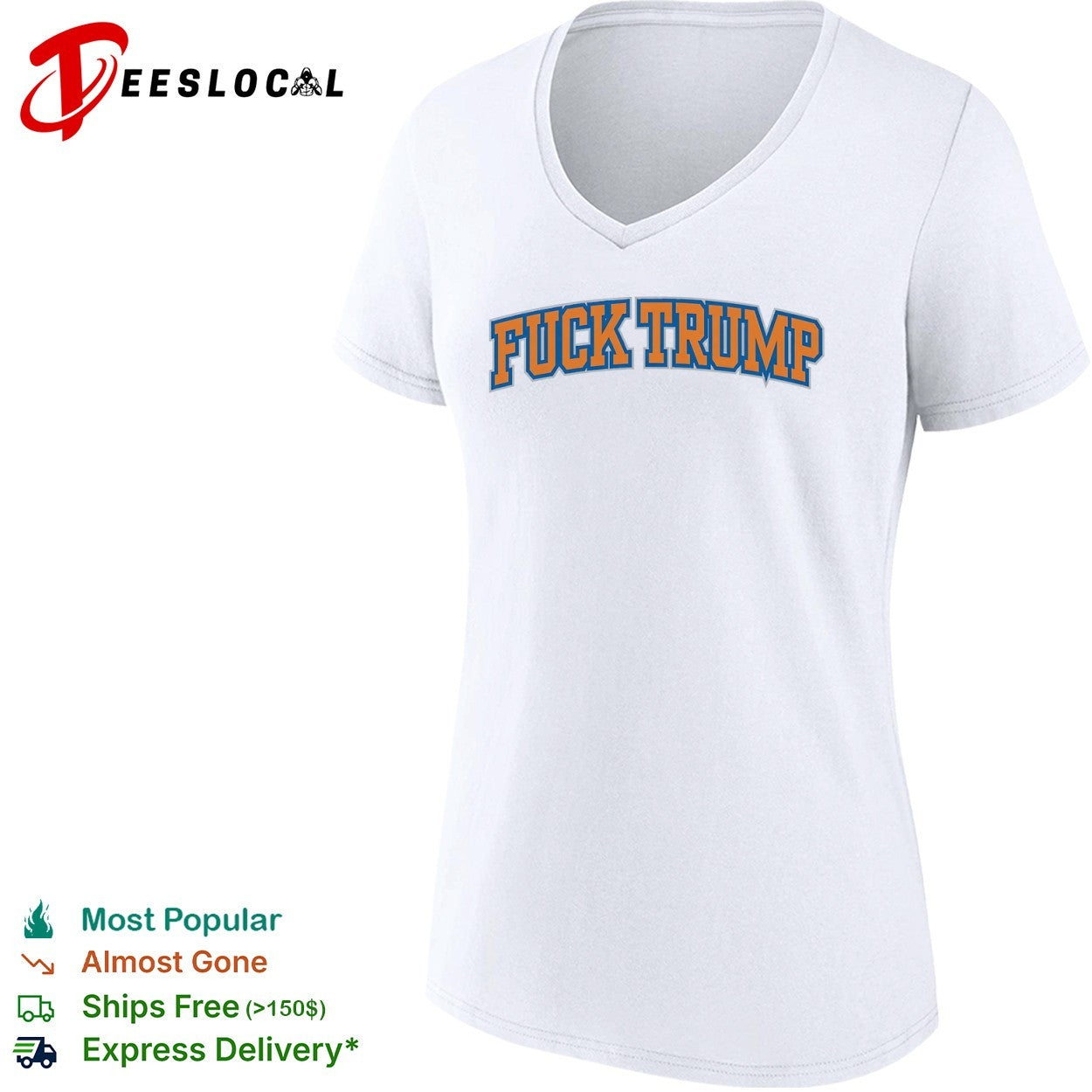 Fuck Trump style New York Knicks logo shirt