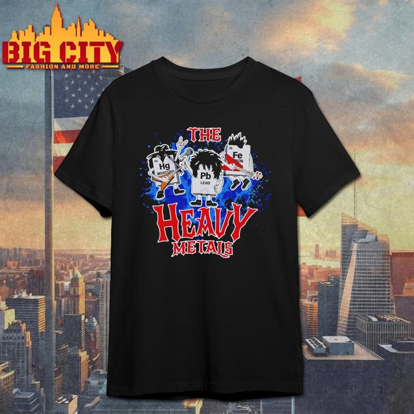 Funny Chemistry Rock Band The Heavy Metals Shirt