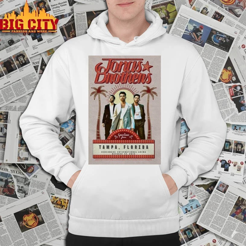 Funny Jonas Brothers October 22 2025 Amalie Arena, Tampa, FL Poster Shirts