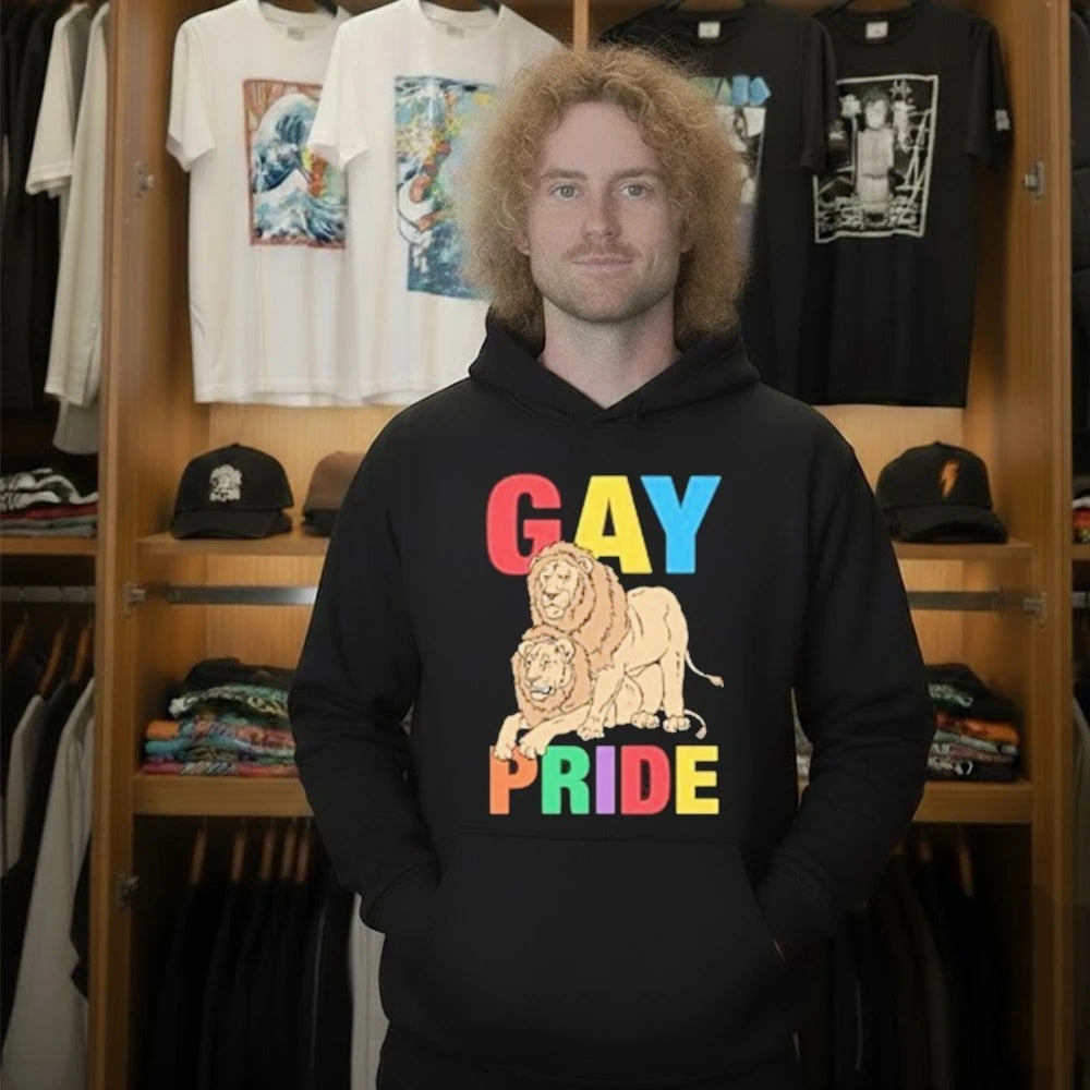 Funny Lion Gay Pride Shirt