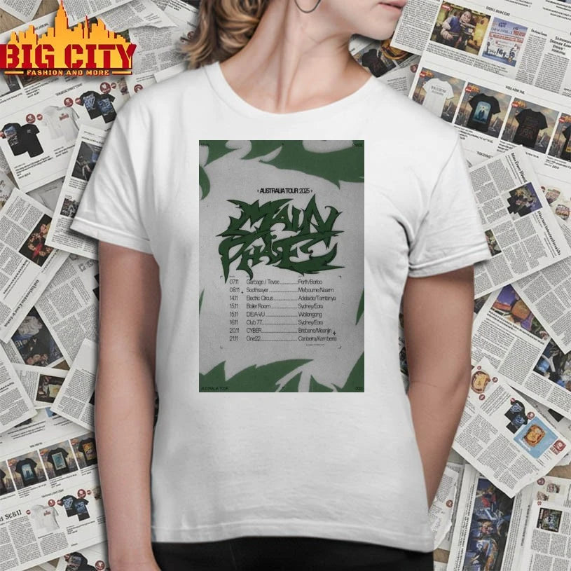 Funny Main Phase Australia Tour 2025 Poster shirts