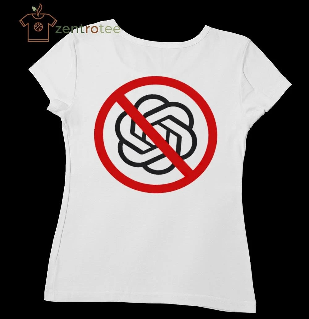 Funny No Chatgpt tee
