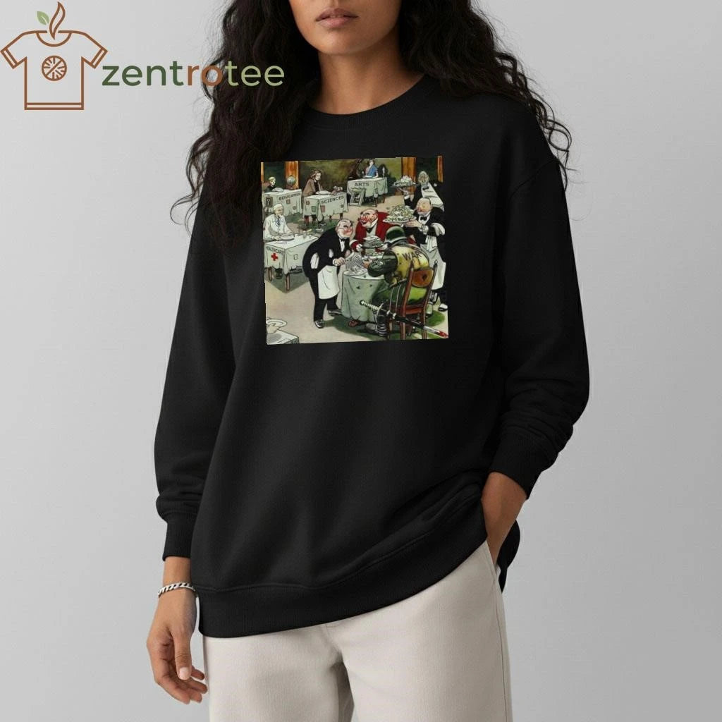 Funny Paint War Party Restaurant tee