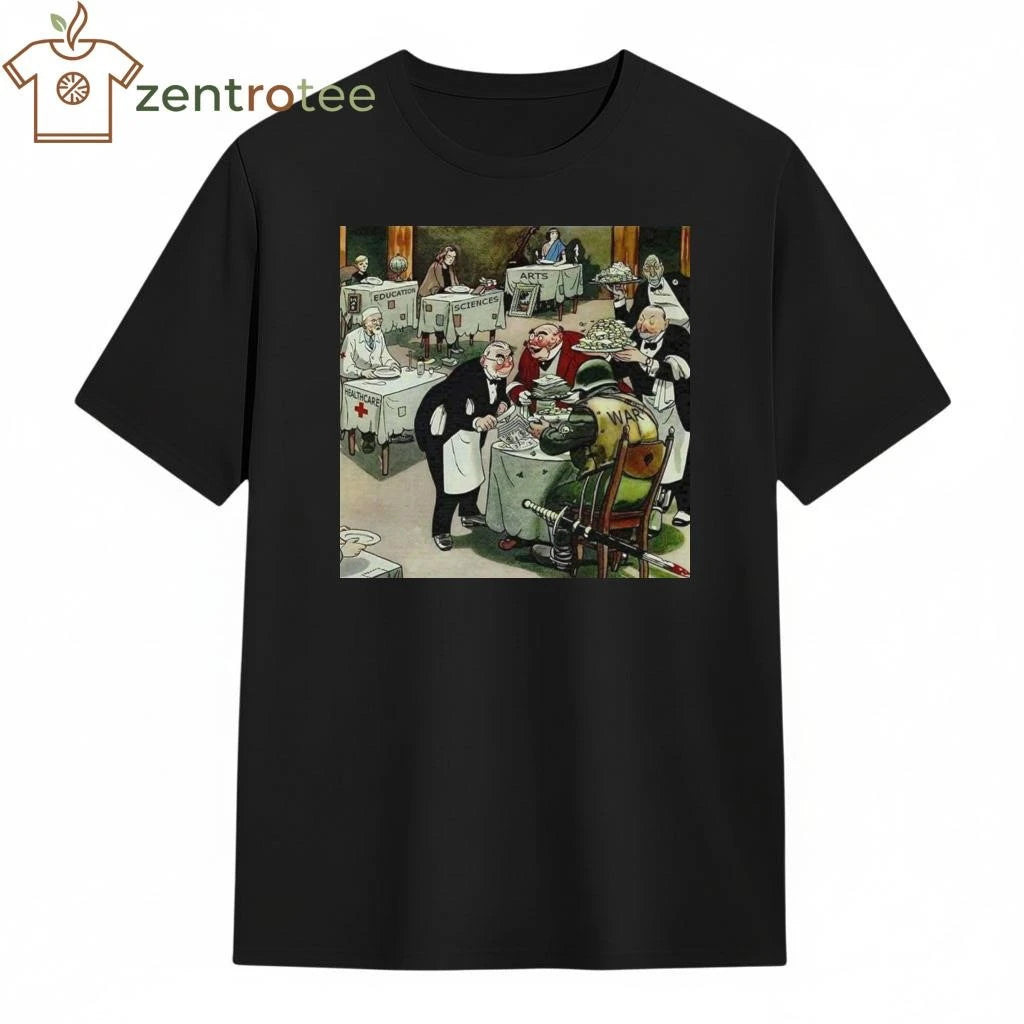 Funny Paint War Party Restaurant tee