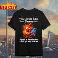 Funny Rooster You Smell Like Drama And A Headache Please Get Away From Me Shirt