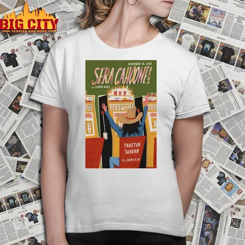 Funny Sera Cahoone December 18, 2025 Tractor Tavern, Seattle, WA Poster Shirts