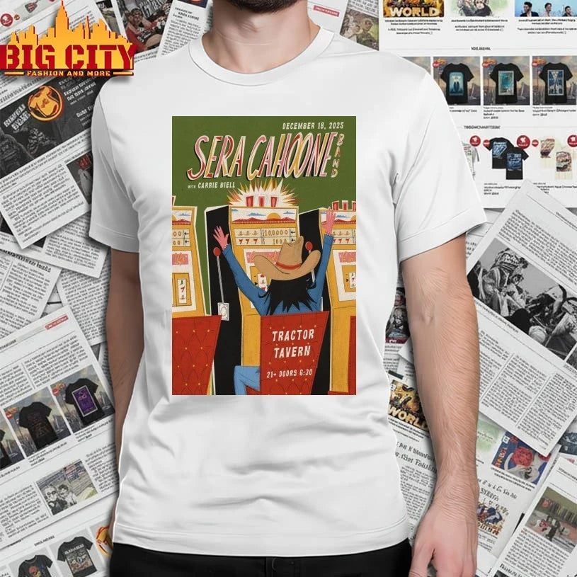 Funny Sera Cahoone December 18, 2025 Tractor Tavern, Seattle, WA Poster Shirts
