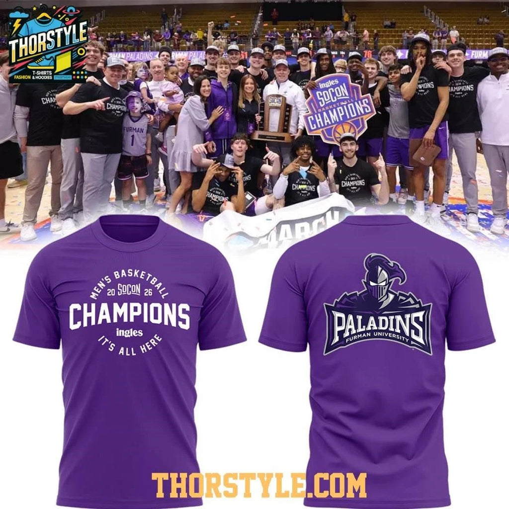 Furman Paladins Men’s Basketball Champions 2026 Shirt