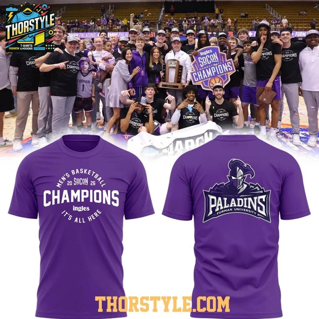 Furman Paladins Men’s Basketball Champions 2026 Shirt