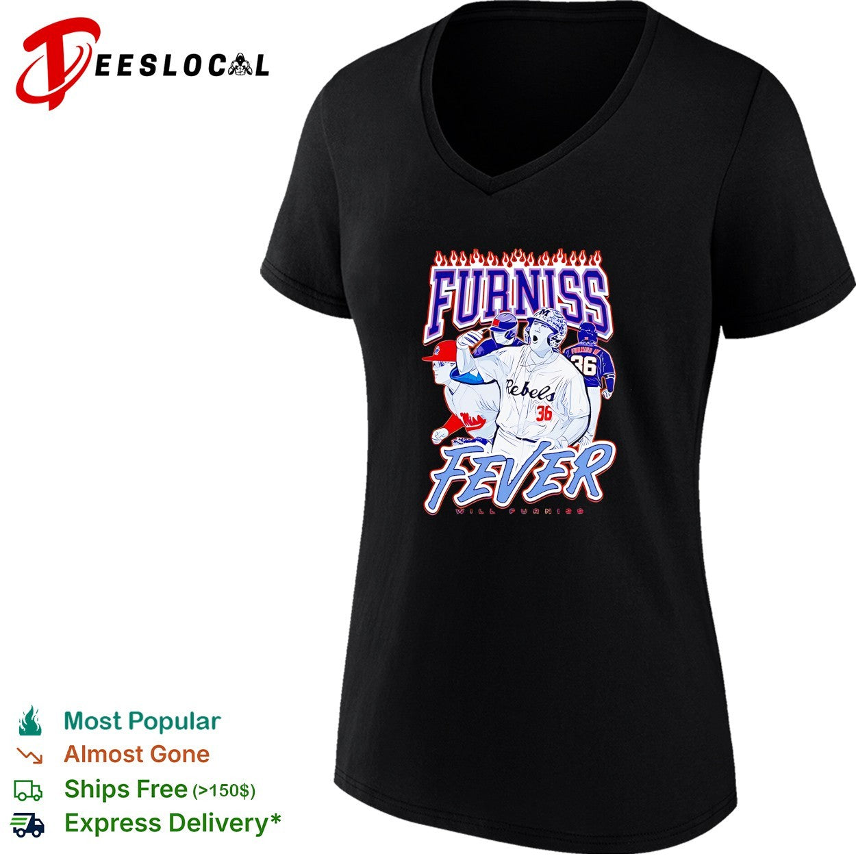 Furniss Fever Ole Miss Rebels Will Furniss vintage shirt