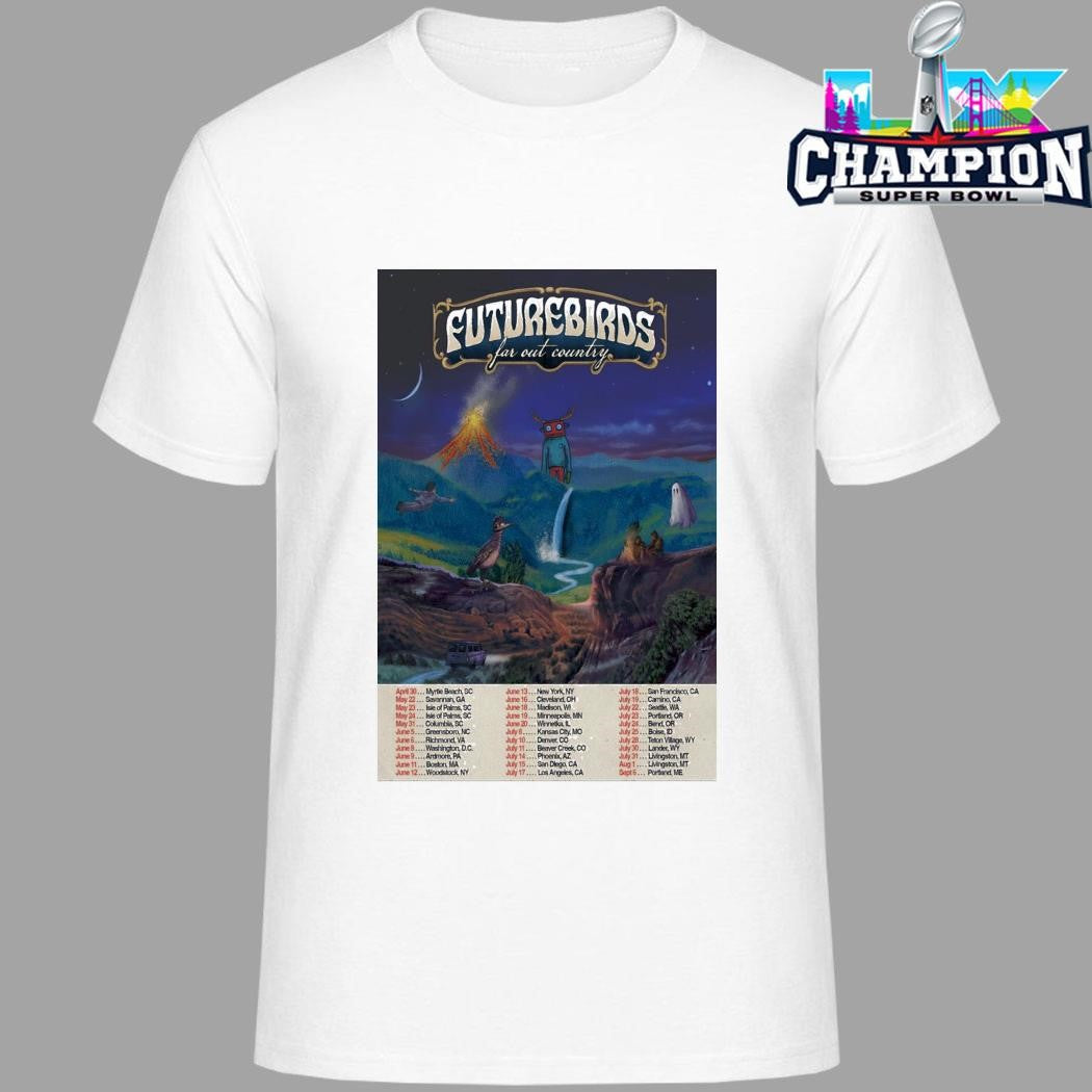 Futurebirds For Out County 2026 Shows Shirt