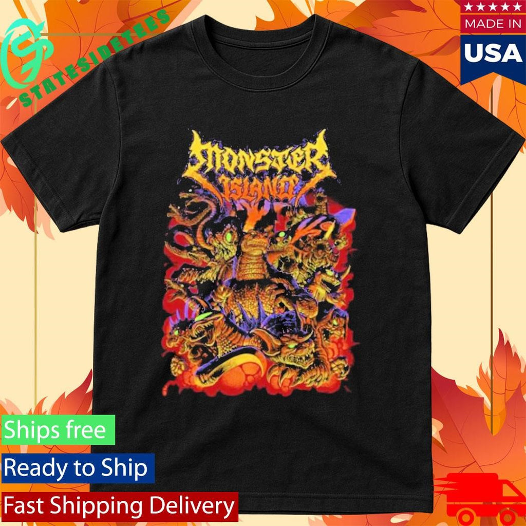 G X K Godzilla Awakens Metalcropolis T-Shirt