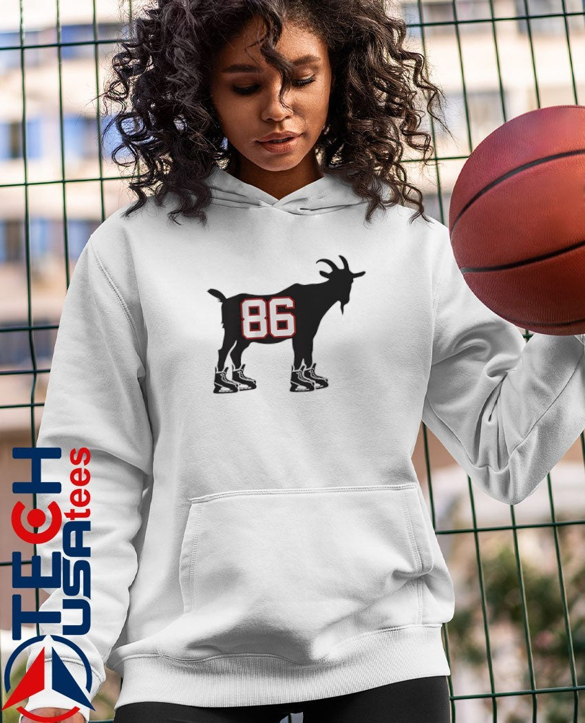 GOAT 86 Jack Hughes Team USA Hockey shirt