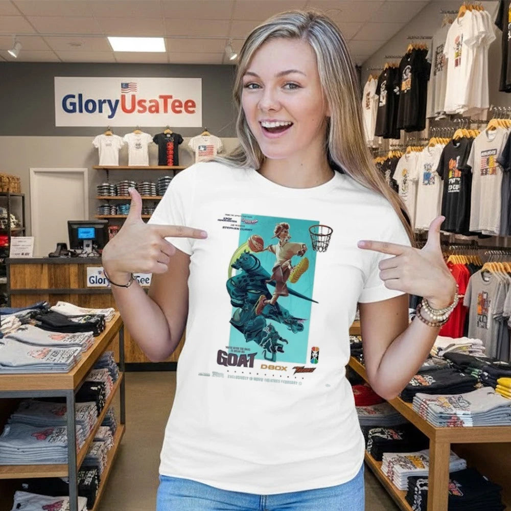 GOAT Animated Basketball Movie Poster You’re Never Too Small To Dream Big February 13 Theatrical Release Shirt