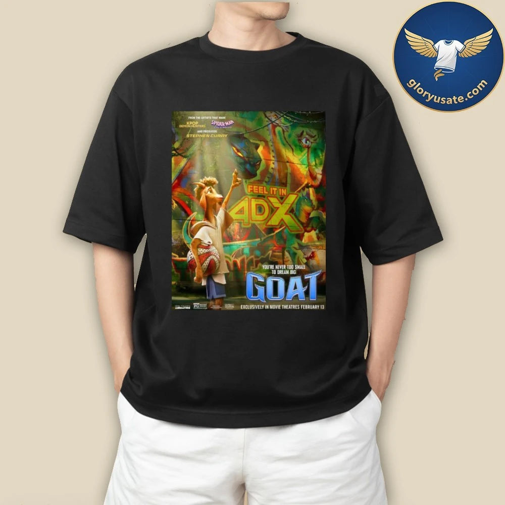 GOAT Movie 4DX New Poster February 13 2026 Poster Shirt