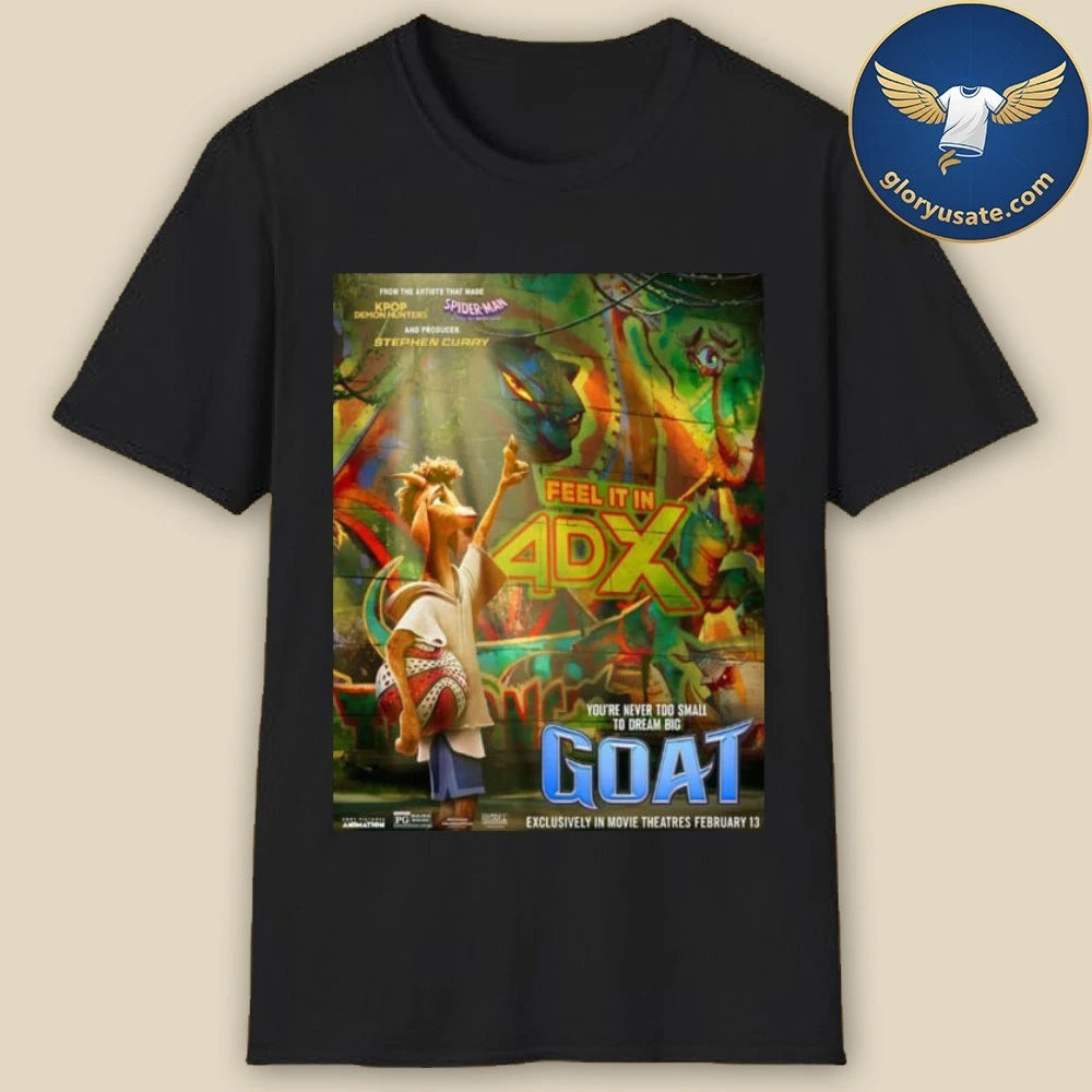 GOAT Movie 4DX New Poster February 13 2026 Poster Shirt