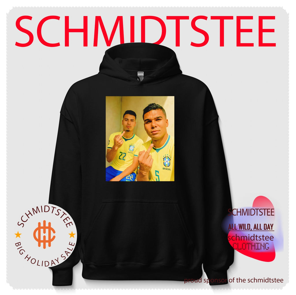 Gabriel Martinelli and Casemiro Brazil National Football Team middle finger shirt
