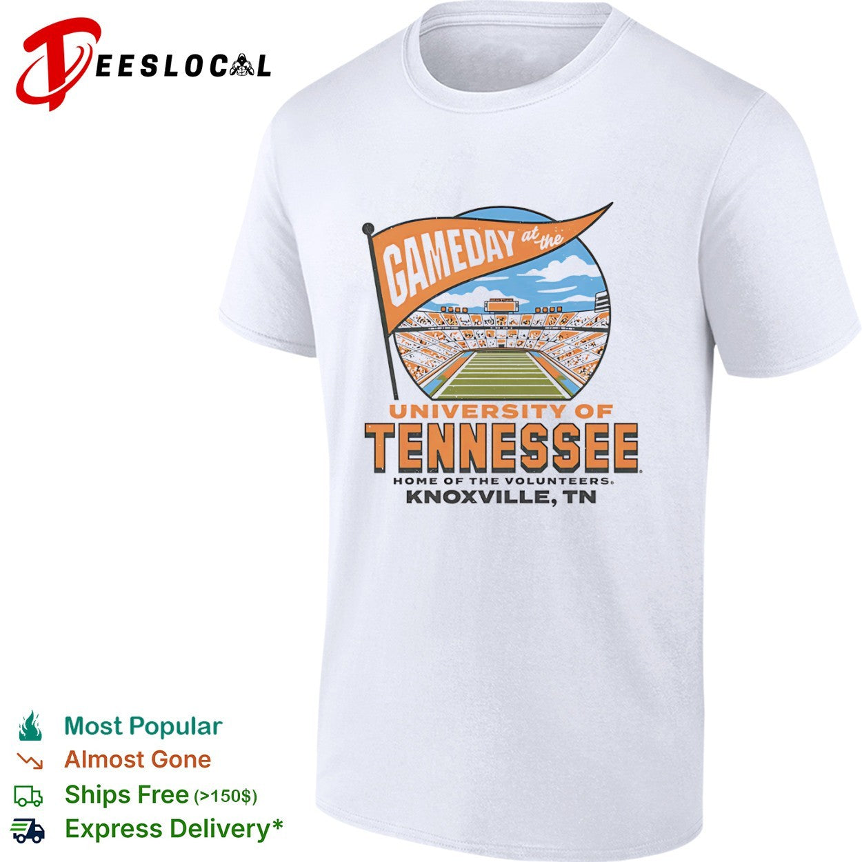 Gameday at the University of Tennessee Volunteers Knoxville TN shirt