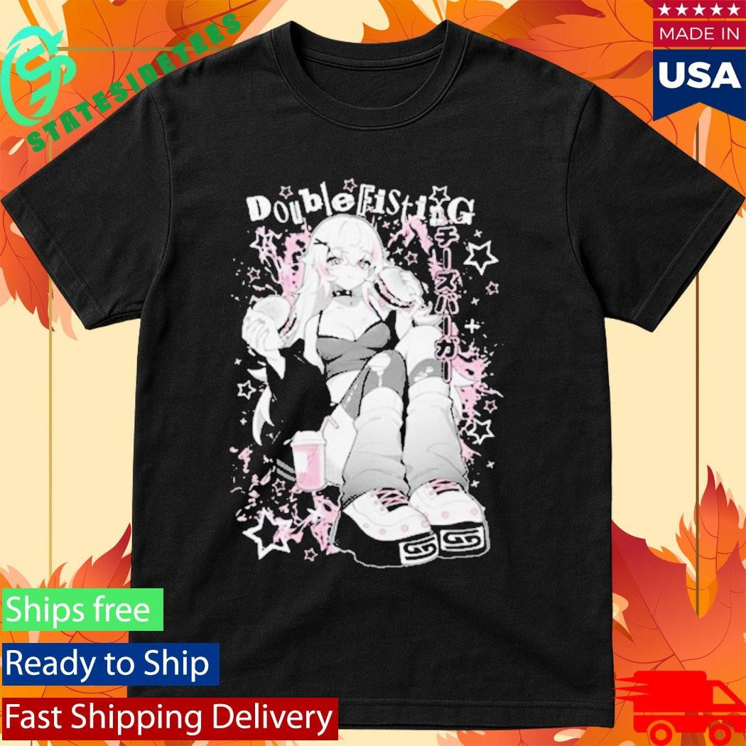 Gamer Supps Double Fisting Waifu Shirt