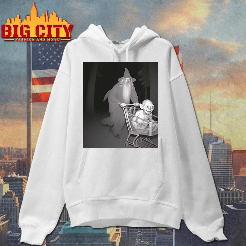 Gandalf Pushing Gollum In Shopping Cart Shirt