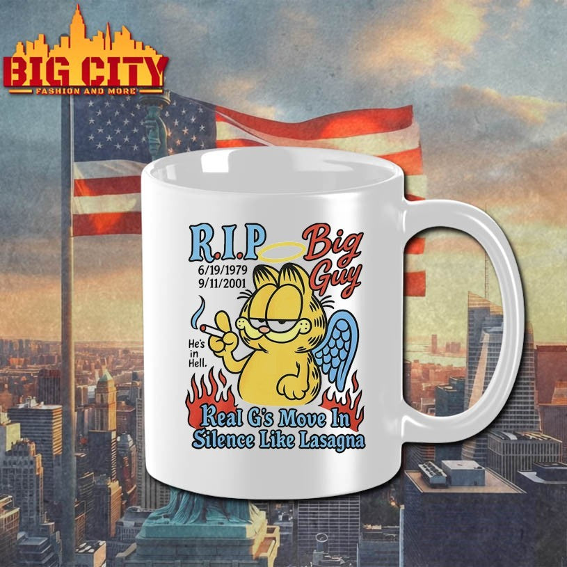 Garfield RIP Big Guy Real G’s Move In Silence Like Lasagna shirt