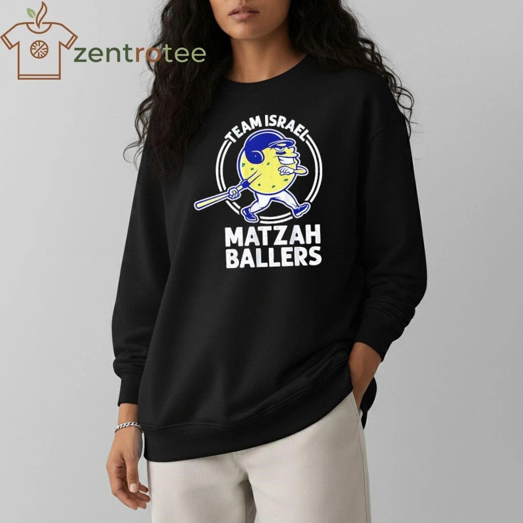 Garrett Stubbs Matzah Ballers baseball tee