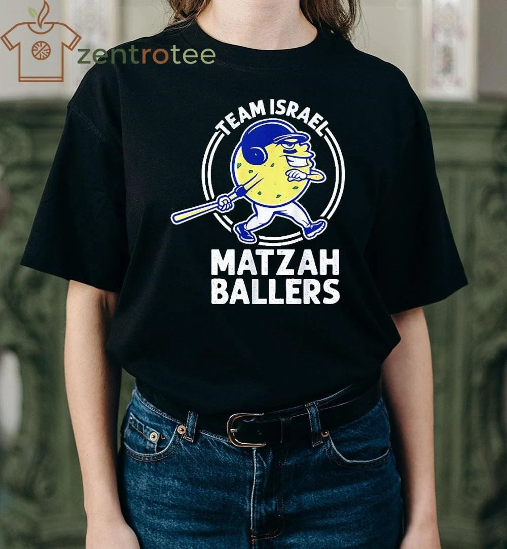Garrett Stubbs Matzah Ballers baseball tee