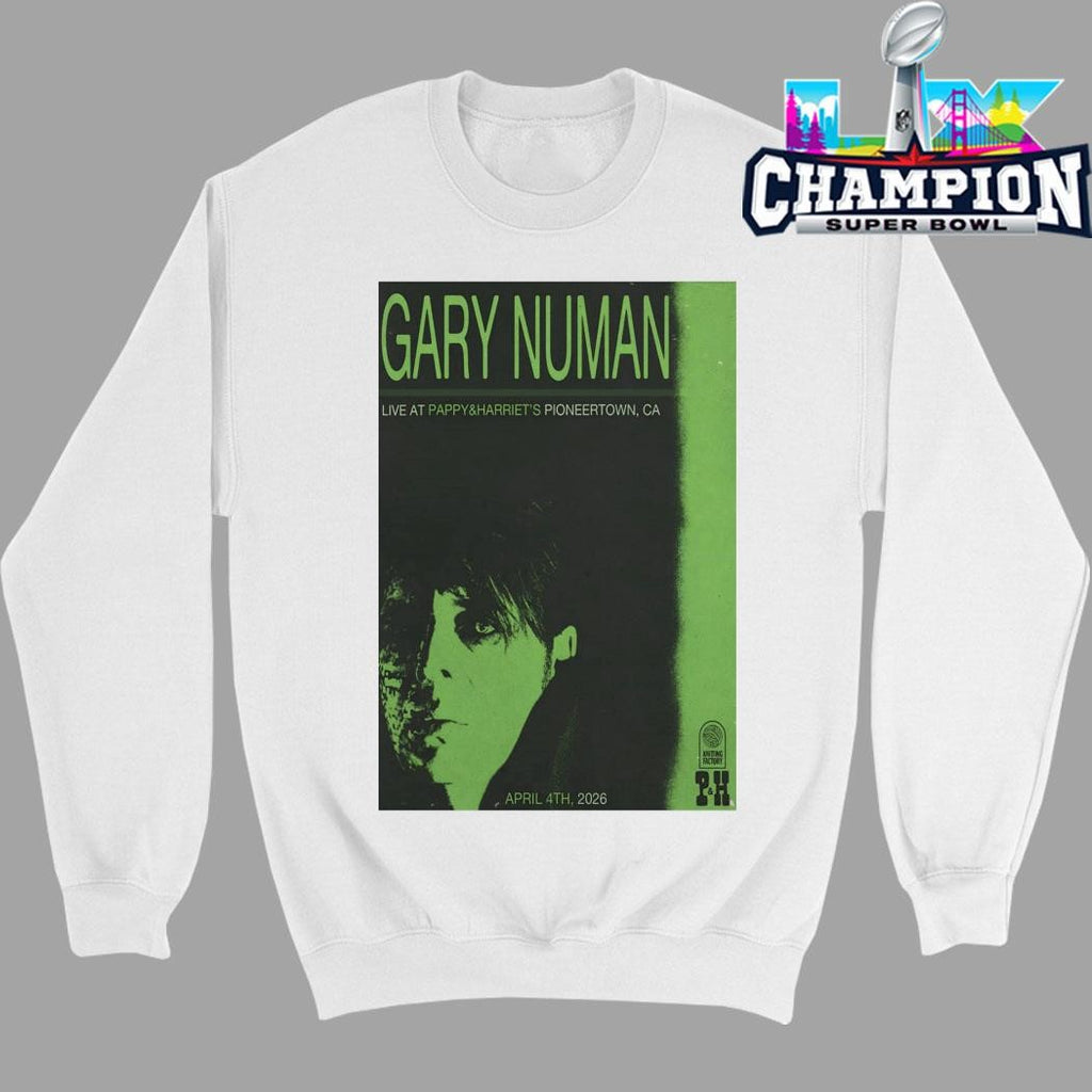Gary Numan Apr 4 2026 Pappy-harriet’s In Pioneertown Ca Shirt