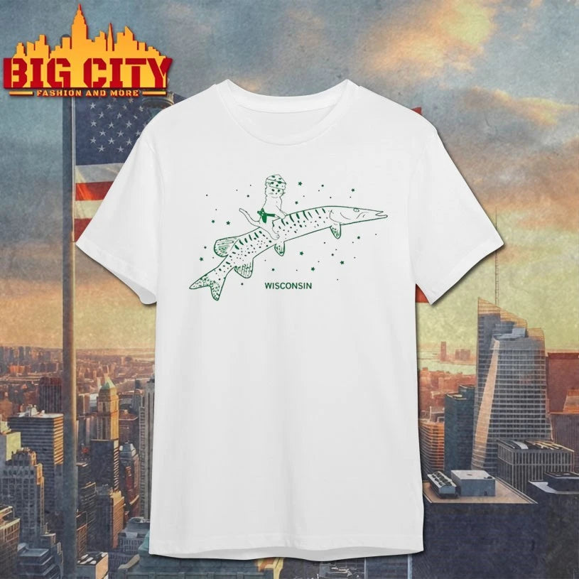 Gary Riding Musky Wisconsin shirt