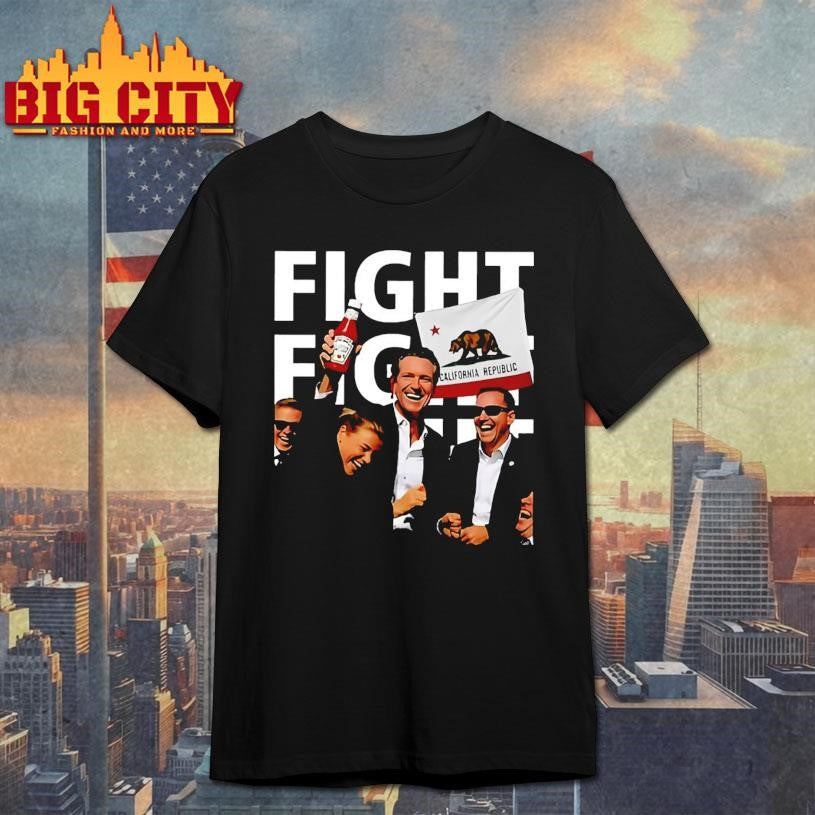 Gavin Newsom Fight California Republic Shirt