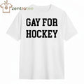 Gay for Hockey tee