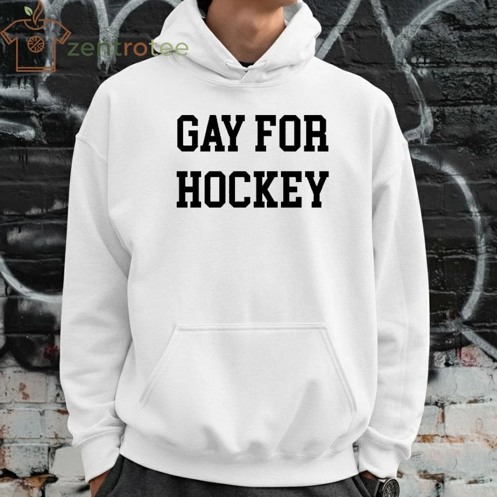 Gay for Hockey tee