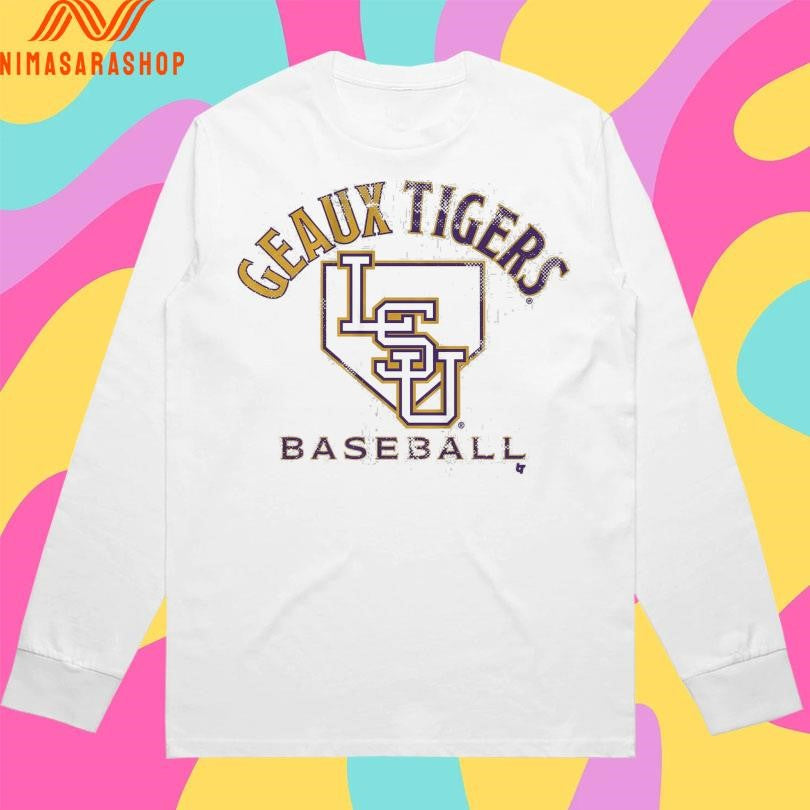 Geaux Tigers LSU Baseball Home Plate Shirts