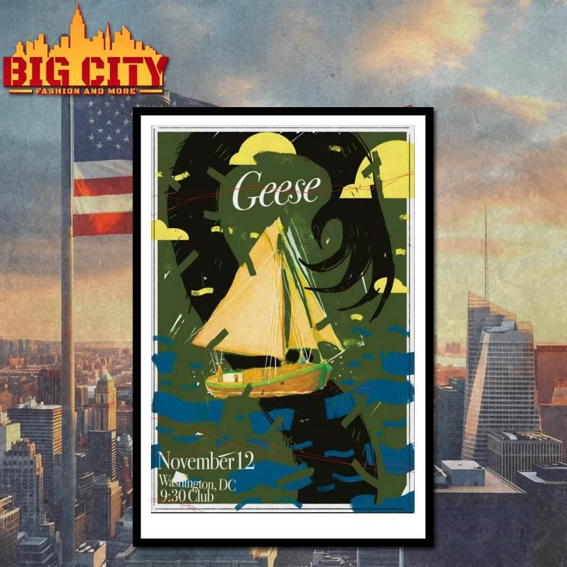Geese Nov 12 2025 9 30 Club In Washington D.C Poster Shirt