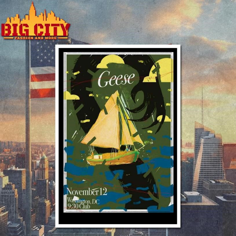 Geese Nov 12 2025 Washington Tour Poster Shirt