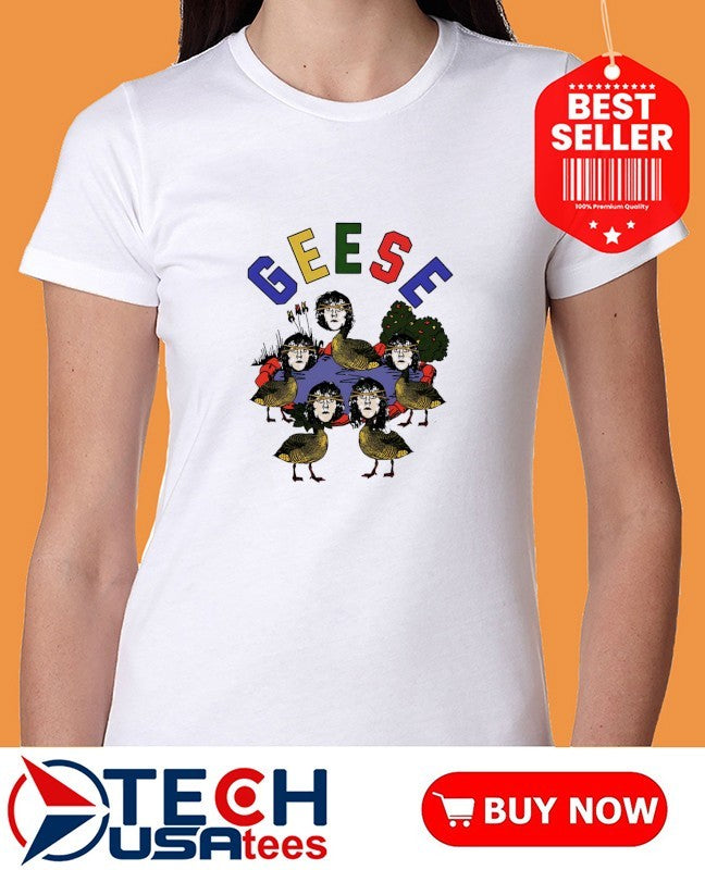Geese Surreal Goose Illustration shirt