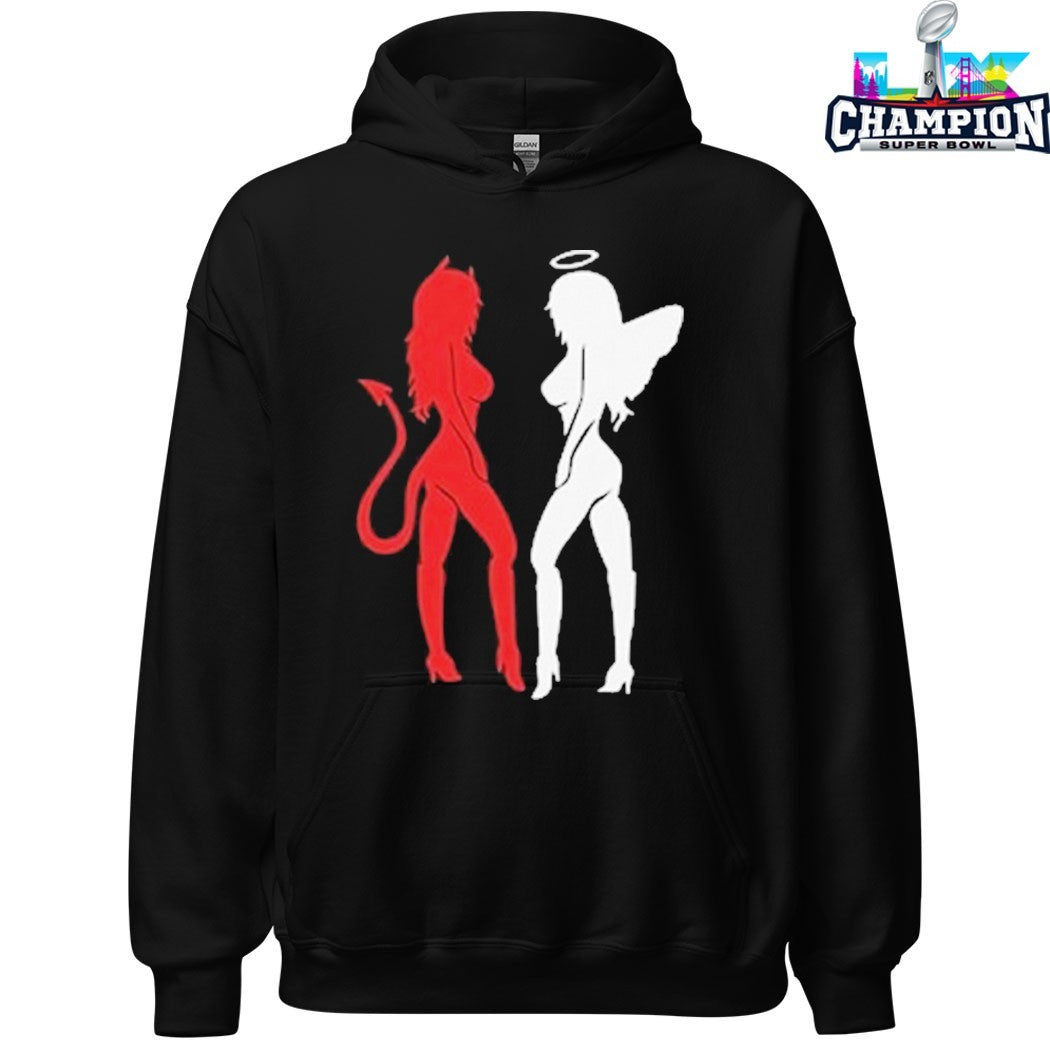 Gemini Horoscope Red Devil White Angel T-Shirts